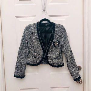 Love culture tweed crop jacket